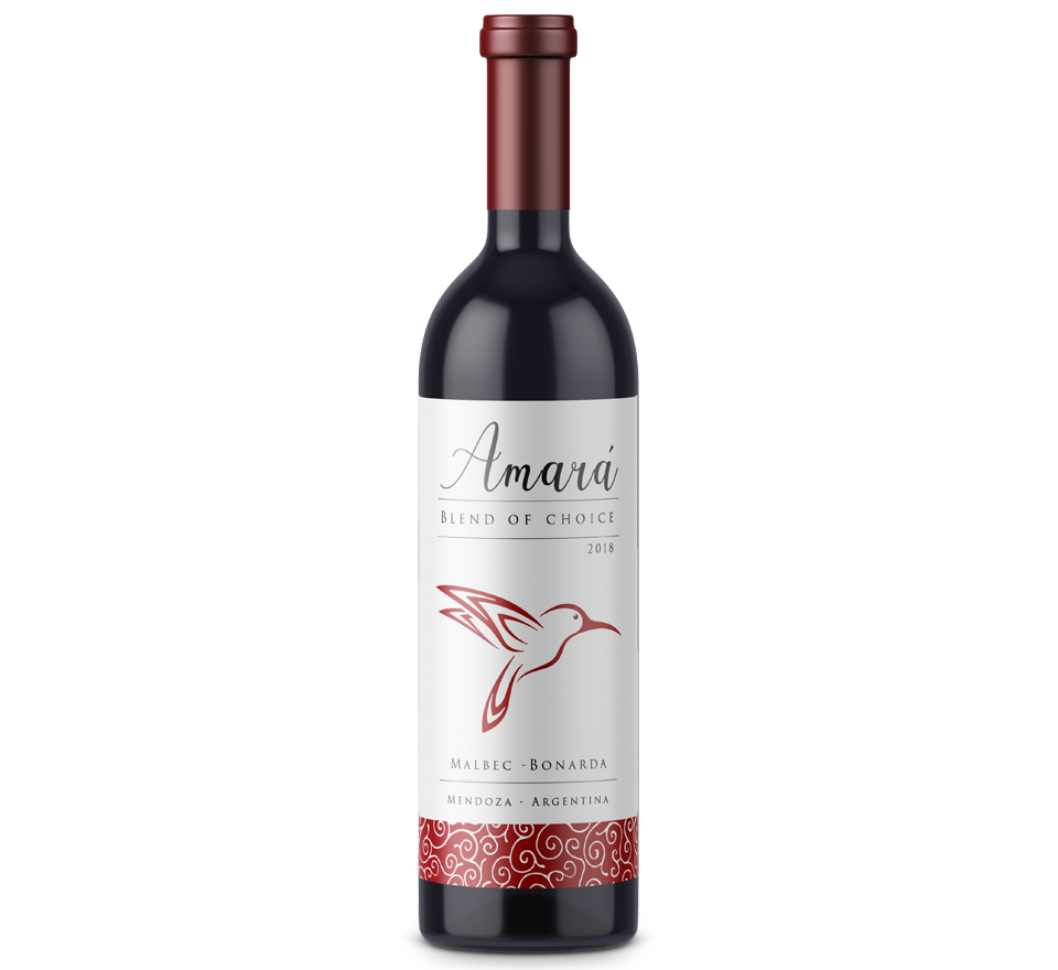 Amará Blends of Choice Malbec Bonarda botella