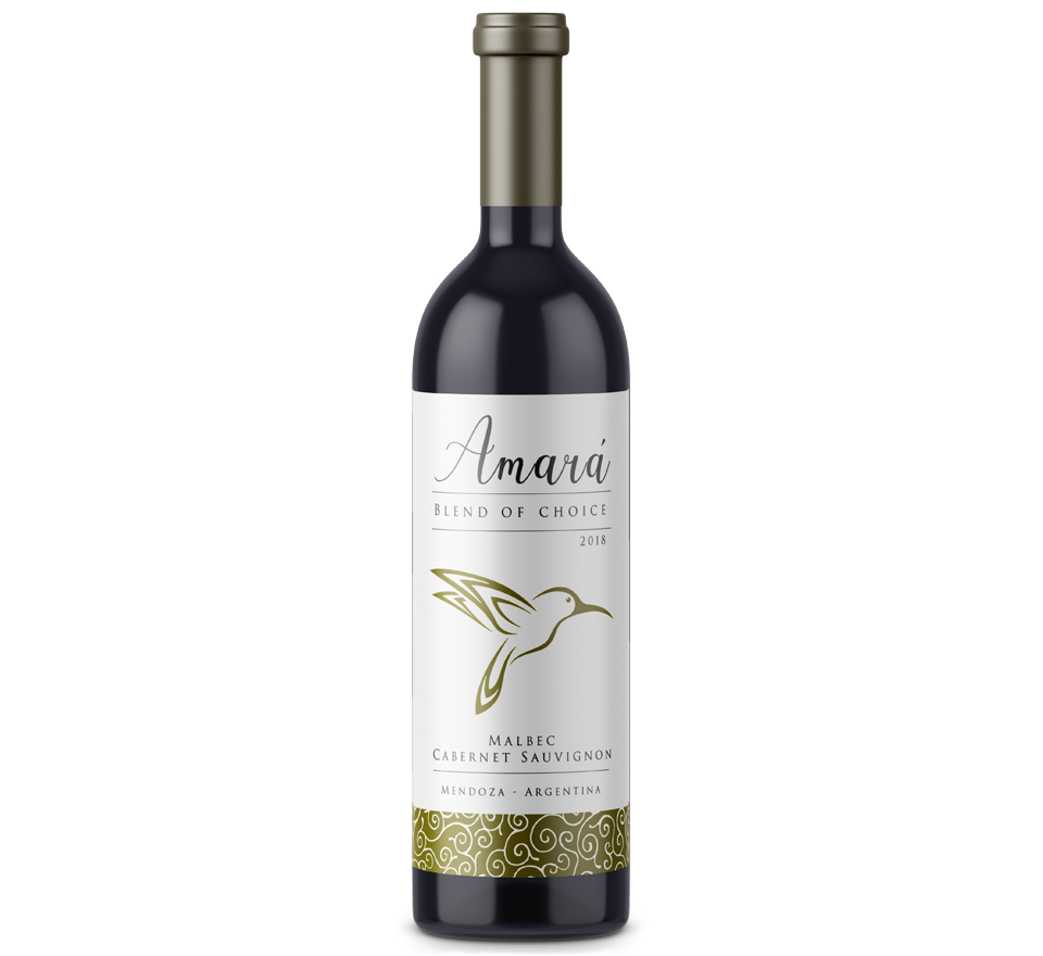 Amará Blends of Choice Malbec Cabernet Sauvignon botella