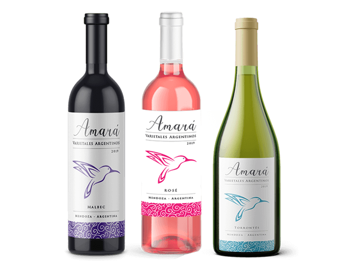 Línea Amará Varietales Argentinos